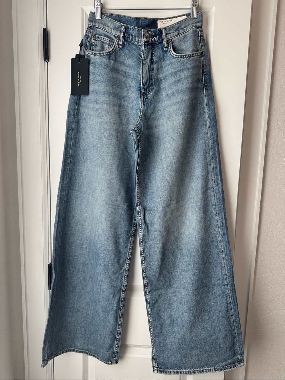rag & bone Sofie Wide Leg Featherweight Jeans